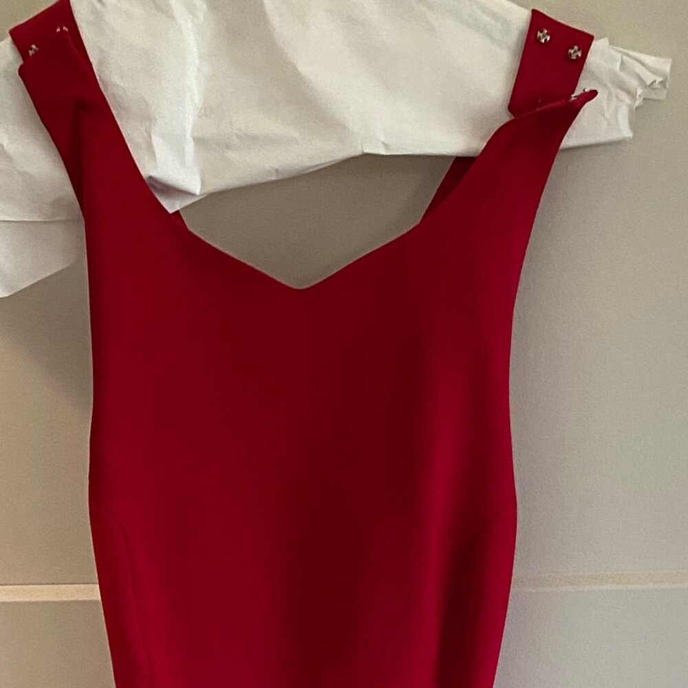 Stunning red gown